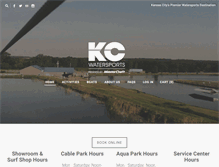 Tablet Screenshot of kcwatersports.com